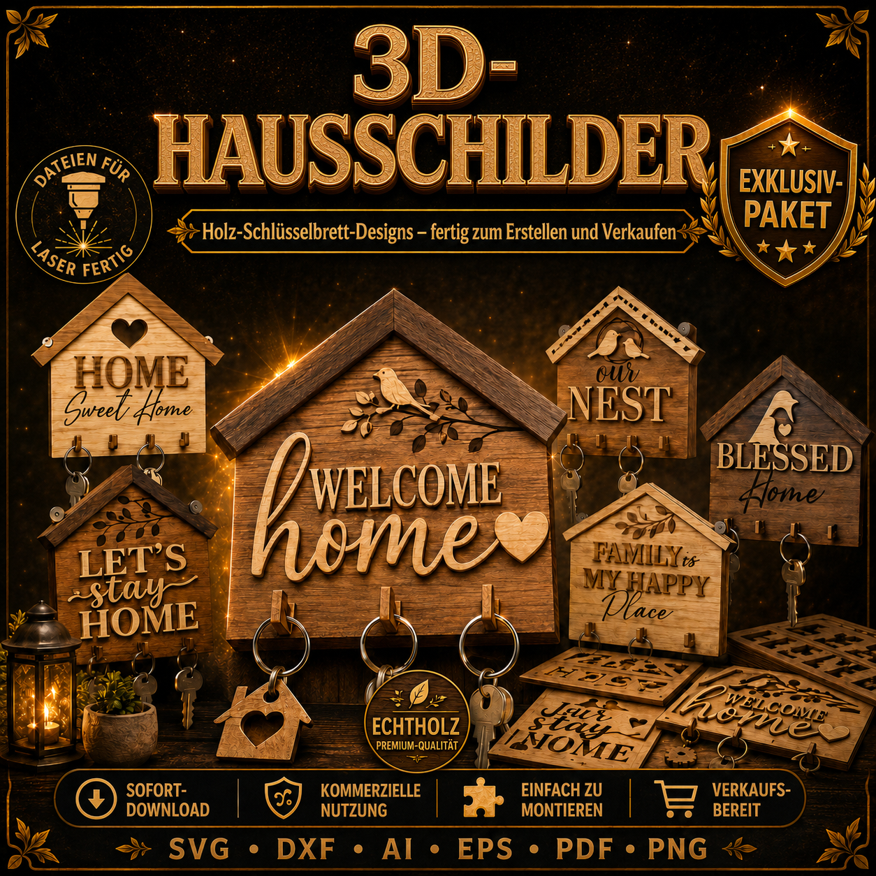 3D-Hausschilder